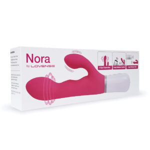Lovense Nora Rotating Head Rabbit - Pink