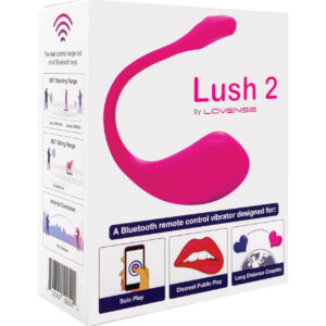 Lovense Lush 2.0 Sound Activated Vibrator - Pink