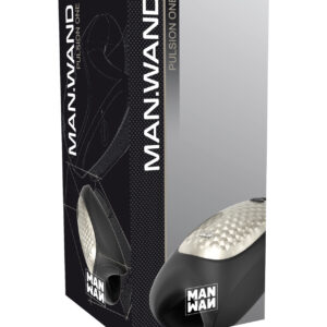 Man Wand Heat and Vibration Pulsion - Black