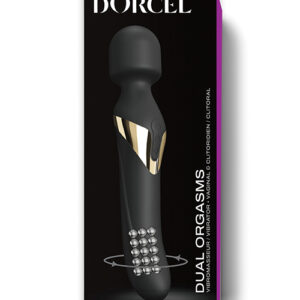 Dorcel Dual Orgasms Wand - Black/Gold