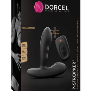 Dorcel P-Stroker Moving Bead Prostate Massager - Black