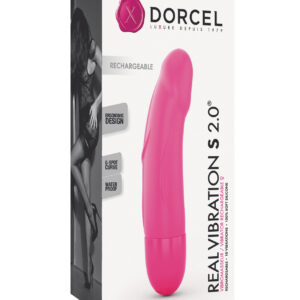 Dorcel Real Vibration S 6" Rechargeable Vibrator - Pink