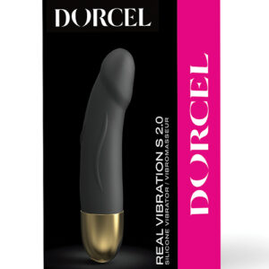 Dorcel Real Vibration S 6" Rechargeable Vibrator 2.0 - Gold