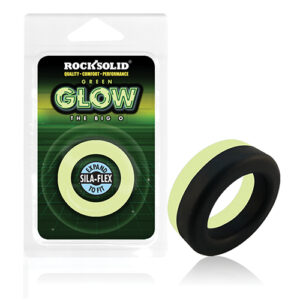 Rock Solid Glow in the Dark Big O Ring - Black/Green