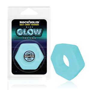 Rock Solid Glow in the Dark The Cog Ring - Blue