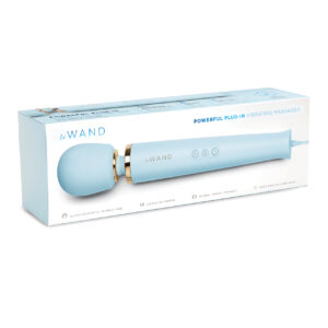 Le Wand Powerful Plug-In Vibrating Massager - Sky Blue