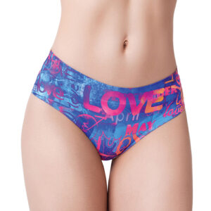 Mememe Love Graffiti Printed Slip LG