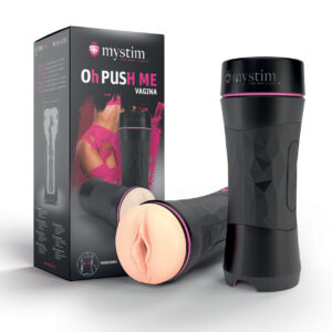 Mystim Oh-Pushme Vagina - Black