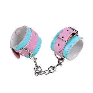 Nobu Fetish Handcuffs - Pink/Blue