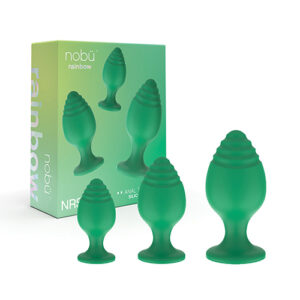 Nobu Rainbow Silicone Plug Set - Green