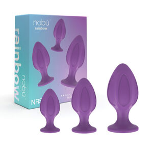 Nobu Rainbow Silicone Plug Set - Purple