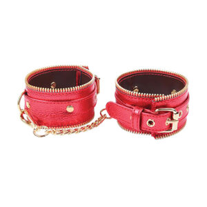 Nobu Fetish Handcuffs - Red/Gold