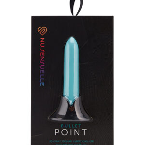 Nu Sensuelle Point Rechargeable Bullet - Teal Blue