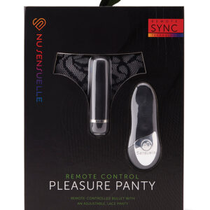 Nu Sensuelle Pleasure Panty Bullet w/Remote Control 15 Functions - Black