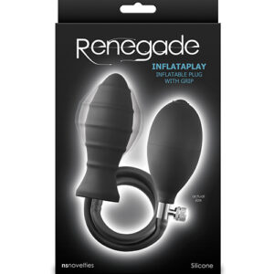 Renegade Inflataplay Inflatable Anal Plug - Black