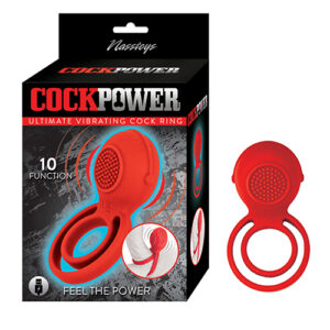 Cockpower Ultimate Vibrating Cock Ring - Red