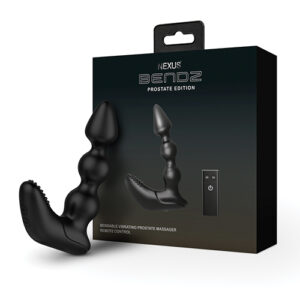 Nexus Bendz Bendable Prostate & Perineum Massager - Black