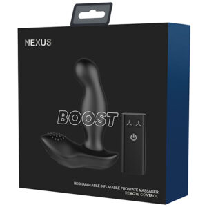 Nexus Boost Prostate Massager w/Inflatable Tip - Black