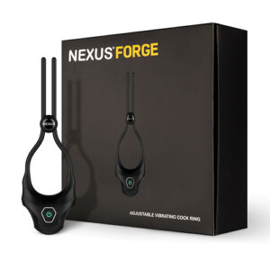 Nexus Forge Single Lasso Vibrating Cock Ring - Black