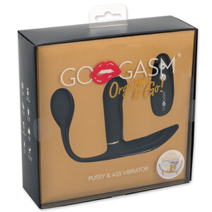 GoGasm Pussy & Ass Vibrator - Black
