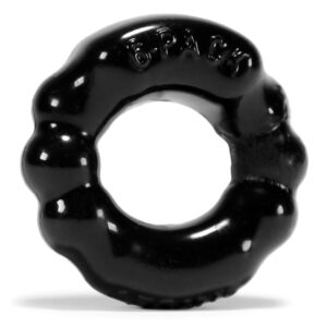 Oxballs Atomic Jock 6-Pack Shaped Cocking - Black