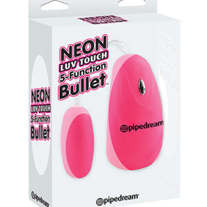 Neon Luv Touch Bullet - 5 Function Pink