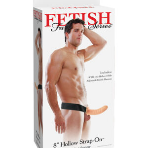 Fetish Fantasy Series 8" Hollow Strap On - Flesh