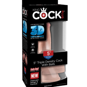 King Cock Plus 5" Triple Density w/Balls