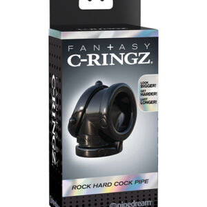 Fantasy C-Ringz Rock Hard Cock Pipe - Black