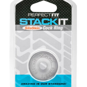 Perfect Fit Stackit Cock Ring - Clear