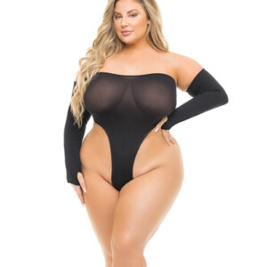 Pink Lipstick High AF Teddy w/Gloves Black QN