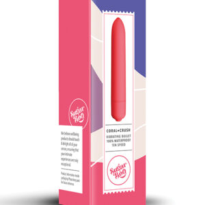 SugarBoo Coral Crush Vibrating Bullet - Coral