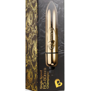 Rocks Off RO-80 Single Speed Bullet - Champagne Gold