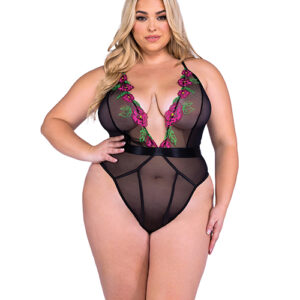 Peony Paradise Teddy - Black 1X