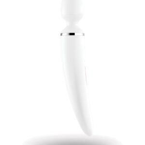 Satisfyer Wand-er Woman - White/Chrome