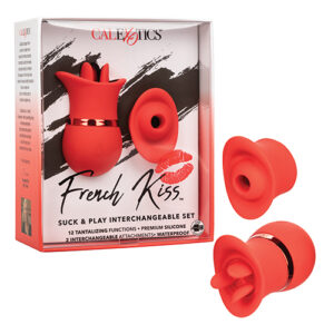 French Kiss Suck & Play Interchangeable Set - Red