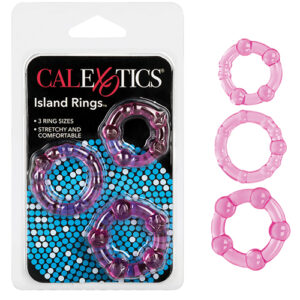 Silicone Island Rings - Pink