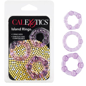 Silicone Island Rings - Purple