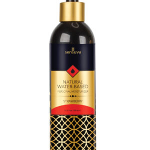 Sensuva Natural Water Based Personal Moisturizer - 8.12 oz Strawberry