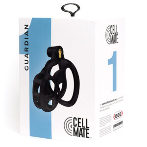 Sport Fucker Cellmate Guardian Chastity Cage - Size 1 Black
