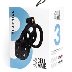 Sport Fucker Cellmate Guardian Chastity Cage - Size 3 Black