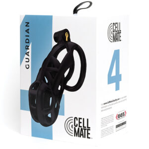 NO ETA $=Sport Fucker Cellmate Guardian Chastity Cage - Size 4 Black