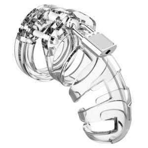 Shots Man Cage Chastity 3.5" Cock Cage Model 2 - Clear