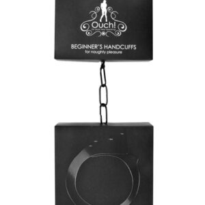 Shots Ouch Beginner Handcuffs - Black