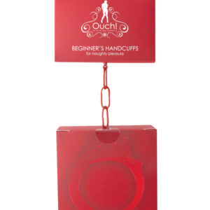 Shots Ouch Beginner Handcuffs - Red