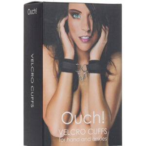 Shots Ouch Velcro Hand/Ankle Cuffs - Black