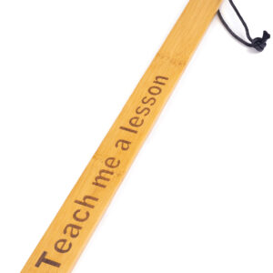 Spartacus Bamboo Paddle - Teach Me a Lesson