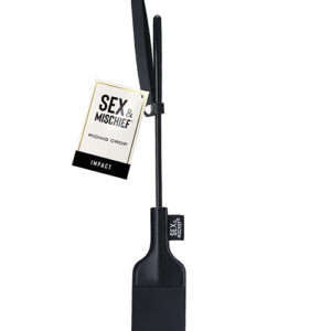 Sex & Mischief Riding Crop - Black