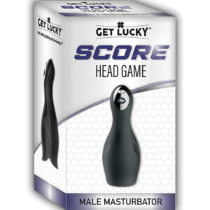 Get Lucky Score Head Game Masturbator - Black