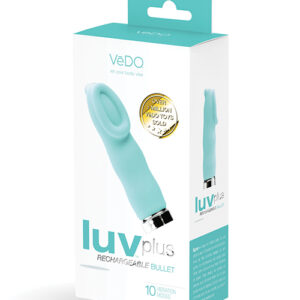 VeDO Luv Plus Rechargeable Vibe - Tease Me Turquoise